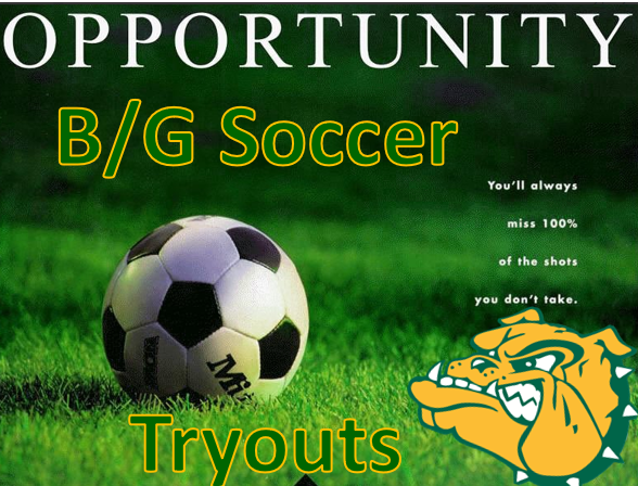 Boys and Girls Soccer Tryouts Begin this Week! Information Here!
