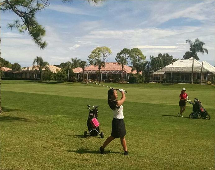 Girls' Golf Knock 32 Strokes off Their Previous 18-Hole Team Score